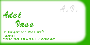 adel vass business card